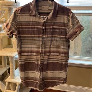 PacSun Size S On The Byas Short Sleeve Button Down